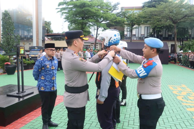 Polres Tangsel Gelar Apel Pasukan Operasi Lilin 2025, Siap Amankan Nataru