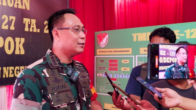 Kadispenad Pimpin Pengawasan TMMD ke-127 di Depok, Sinergi TNI dan Pemkot Makin Kuat