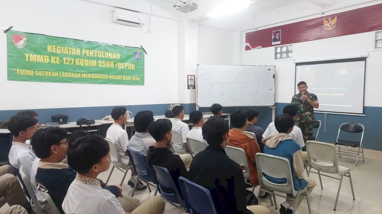 Lewat TMMD Non Fisik, TNI Bekali Siswa Depok Pemahaman Bela Negara Sejak Dini