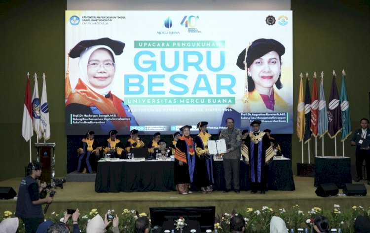 Mercu Buana Kukuhkan Dua Guru Besar Perempuan di Hari Kartini