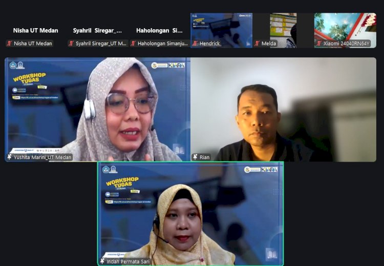 UT Medan Perkuat Kemandirian Mahasiswa Lewat Workshop Tugas Daring