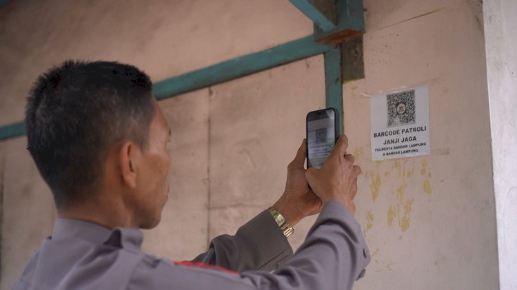 Patroli QR Janji Jaga Dinilai Efektif, Polda Lampung Terapkan di Seluruh Polres