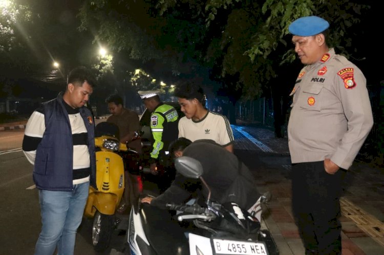 Patroli dan Razia Stasioner Polres Tangerang Selatan, Dua Terduga Pembawa Narkotika Diamankan
