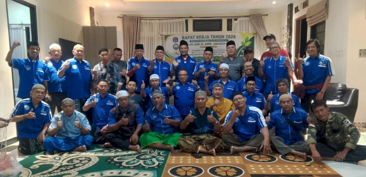 Dewan Kemakmuran dan Panitia Pembangunan Masjid Jami Al Amin Selenggarakan Raker 2026 di Sarua Bogor